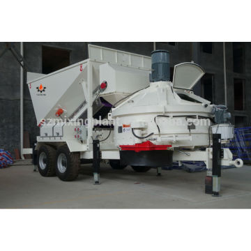 10m3/h mini mobile ready- mixed concrete mixing plant for sale